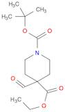 1,4-Piperidinedicarboxylic acid, 4-formyl-, 1-(1,1-dimethylethyl) 4-ethyl ester