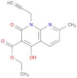 1,8-Naphthyridine-3-carboxylic acid, 1,2-dihydro-4-hydroxy-7-methyl-2-oxo-1-(2-propyn-1-yl)-, et...