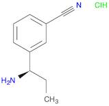 Benzonitrile, 3-[(1R)-1-aminopropyl]-, hydrochloride (1:1)