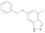 1H-Indazole, 4-fluoro-6-(phenylmethoxy)-