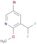 Pyridine, 5-bromo-3-(difluoromethyl)-2-methoxy-