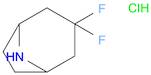 8-Azabicyclo[3.2.1]octane, 3,3-difluoro-, hydrochloride (1:1)