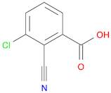 Benzoic acid, 3-chloro-2-cyano-