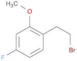 Benzene, 1-(2-bromoethyl)-4-fluoro-2-methoxy-