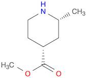 4-Piperidinecarboxylic acid, 2-methyl-, methyl ester, (2R,4R)-rel-