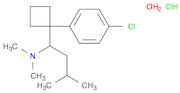 Cyclobutanemethanamine, 1-(4-chlorophenyl)-N,N-dimethyl-α-(2-methylpropyl)-, hydrochloride, hydr...