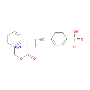 Cyclobutanecarboxylic acid, 1-amino-, phenylmethyl ester, 4-methylbenzenesulfonate (9CI)