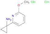 Cyclopropanamine, 1-(6-methoxy-2-pyridinyl)-, hydrochloride (1:2)