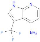 1H-Pyrrolo[2,3-b]pyridin-4-amine, 3-(trifluoromethyl)-