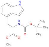 1H-Indole-4-propanoic acid, α-[[(1,1-dimethylethoxy)carbonyl]amino]-, methyl ester