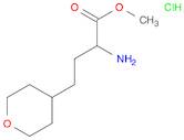 2H-Pyran-4-butanoic acid, α-aminotetrahydro-, methyl ester, hydrochloride (1:1)