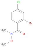 Benzamide, 2-bromo-4-chloro-N-methoxy-N-methyl-