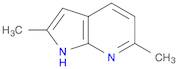 1H-Pyrrolo[2,3-b]pyridine, 2,6-dimethyl-