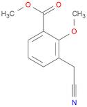 Benzoic acid, 3-(cyanomethyl)-2-methoxy-, methyl ester