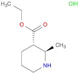 3-Piperidinecarboxylic acid, 2-methyl-, ethyl ester, hydrochloride (1:1), (2R,3S)-rel-