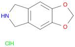 5H-1,3-Dioxolo[4,5-f]isoindole, 6,7-dihydro-, hydrochloride (1:1)