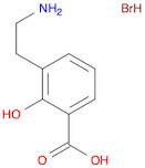 Benzoic acid, 3-(2-aminoethyl)-2-hydroxy-, hydrobromide (1:1)