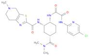 EthanediaMide, N1-(5-chloro-2-pyridinyl)-N2-[(1R,2S,4S)-4-[(diMethylaMino)carbonyl]-2-[[(4,5,6,7...