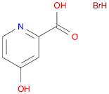 2-Pyridinecarboxylic acid, 4-hydroxy-, hydrobromide (1:1)