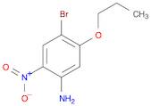 Benzenamine, 4-bromo-2-nitro-5-propoxy-