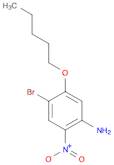 Benzenamine, 4-bromo-2-nitro-5-(pentyloxy)-