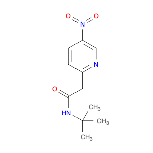 2-Pyridineacetamide, N-(1,1-dimethylethyl)-5-nitro-