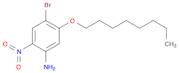 Benzenamine, 4-bromo-2-nitro-5-(octyloxy)-