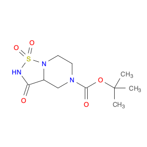 5H-[1,2,5]Thiadiazolo[2,3-a]pyrazine-5-carboxylic acid, hexahydro-3-oxo-, 1,1-dimethylethyl este...