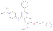 4-Quinazolinamine, 2-cyclohexyl-6-methoxy-N-[1-(1-methylethyl)-4-piperidinyl]-7-[3-(1-pyrrolidinyl…