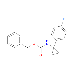 Carbamic acid, N-[1-(4-fluorophenyl)cyclopropyl]-, phenylmethyl ester