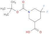 1,3-Piperidinedicarboxylic acid, 5,5-difluoro-, 1-(1,1-dimethylethyl) ester