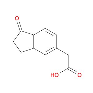 2-(1-Oxo-2,3-dihydro-1H-inden-5-yl)acetic acid