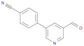 Benzonitrile, 4-(5-formyl-3-pyridinyl)-