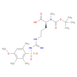 L-Ornithine, N2-[(1,1-dimethylethoxy)carbonyl]-N5-[imino[[(4-methoxy-2,3,6-trimethylphenyl)sulfony…