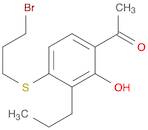 Ethanone, 1-[4-[(3-bromopropyl)thio]-2-hydroxy-3-propylphenyl]-