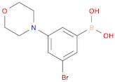 Boronic acid, B-[3-bromo-5-(4-morpholinyl)phenyl]-