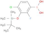 Boronic acid, B-[4-chloro-3-[[(1,1-dimethylethyl)dimethylsilyl]oxy]-2-fluorophenyl]-