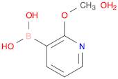 Boronic acid, B-(2-methoxy-3-pyridinyl)-, hydrate (1:1)