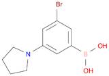 Boronic acid, B-[3-bromo-5-(1-pyrrolidinyl)phenyl]-