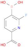 2-Pyridinecarboxylic acid, 5-borono-6-fluoro-