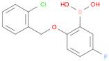 Boronic acid, B-[2-[(2-chlorophenyl)methoxy]-5-fluorophenyl]-