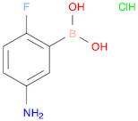 Boronic acid, B-(5-amino-2-fluorophenyl)-, hydrochloride (1:1)