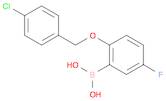 Boronic acid, B-[2-[(4-chlorophenyl)methoxy]-5-fluorophenyl]-