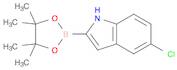 1H-Indole, 5-chloro-2-(4,4,5,5-tetramethyl-1,3,2-dioxaborolan-2-yl)-