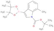 1H-Indole-1-carboxylic acid, 7-methyl-3-(4,4,5,5-tetramethyl-1,3,2-dioxaborolan-2-yl)-, 1,1-dimeth…