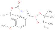 1H-Indole-1-carboxylic acid, 6-methoxy-3-(4,4,5,5-tetramethyl-1,3,2-dioxaborolan-2-yl)-, 1,1-dimet…