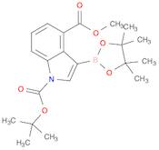 1H-Indole-1,4-dicarboxylic acid, 3-(4,4,5,5-tetramethyl-1,3,2-dioxaborolan-2-yl)-, 1-(1,1-dimeth...