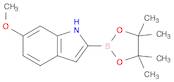 1H-Indole, 6-methoxy-2-(4,4,5,5-tetramethyl-1,3,2-dioxaborolan-2-yl)-