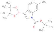 1H-Indole-1-carboxylic acid, 6-methyl-3-(4,4,5,5-tetramethyl-1,3,2-dioxaborolan-2-yl)-, 1,1-dimeth…