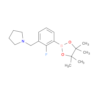 Pyrrolidine, 1-[[2-fluoro-3-(4,4,5,5-tetramethyl-1,3,2-dioxaborolan-2-yl)phenyl]methyl]-